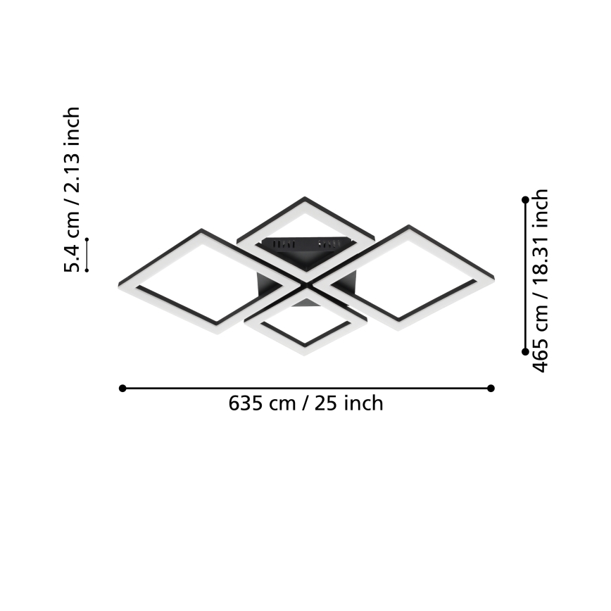 Eglo -  LED Hämardatav laevalgusti LED/42W/230V