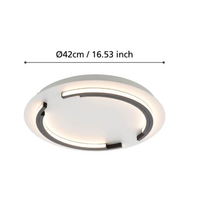 Eglo - LED Hämardatav laevalgusti LED/25W/230V 3000K d. 42 cm