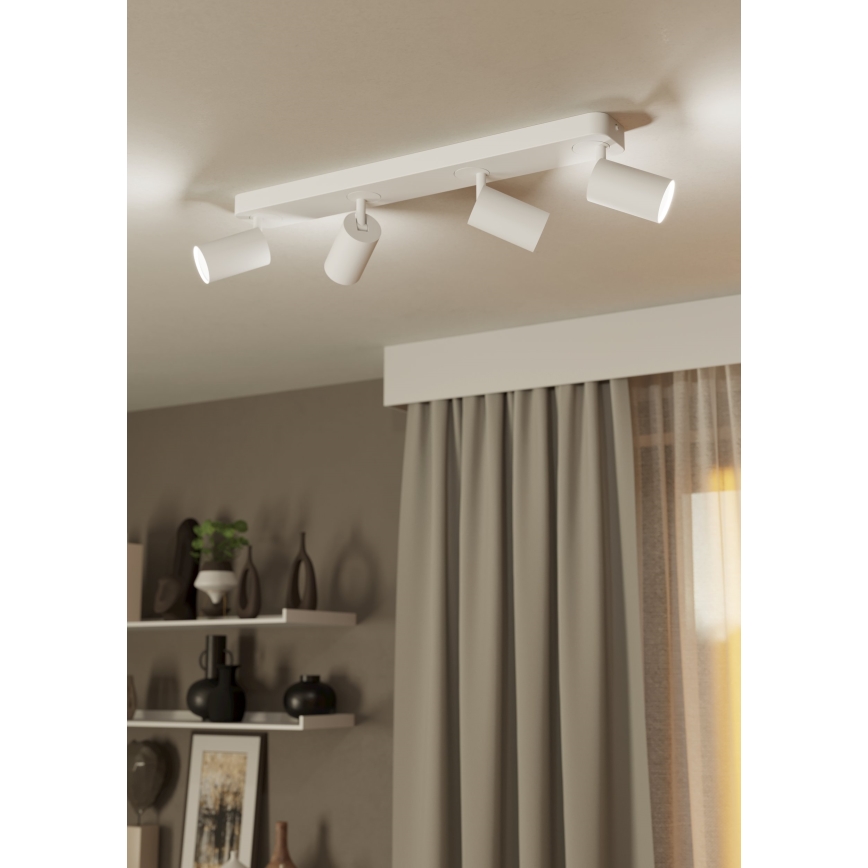 Eglo -LED RGBW Hämardatav kohtvalgusti 4xGU10/4,9W/230V valge