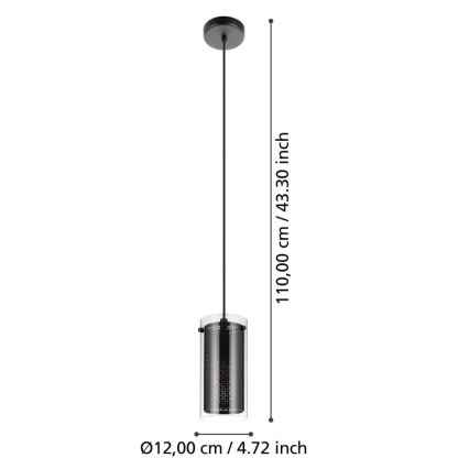 Eglo - Lühter 1xE27/10W/230V