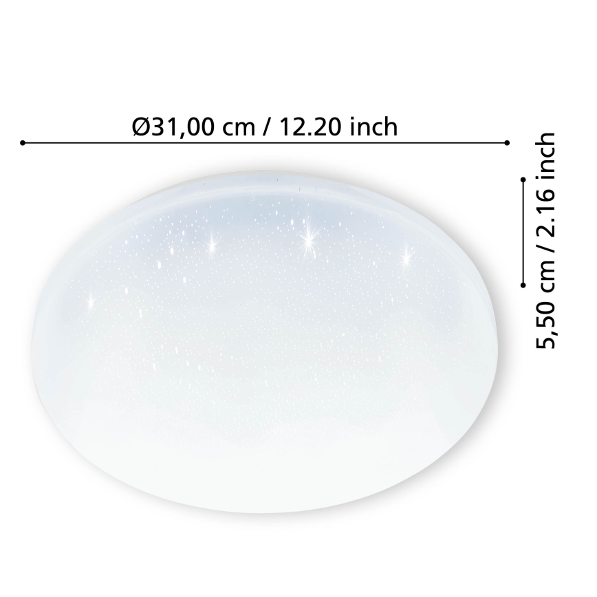 Eglo - LED Vannitoa laevalgusti LED/18W/230V IP44