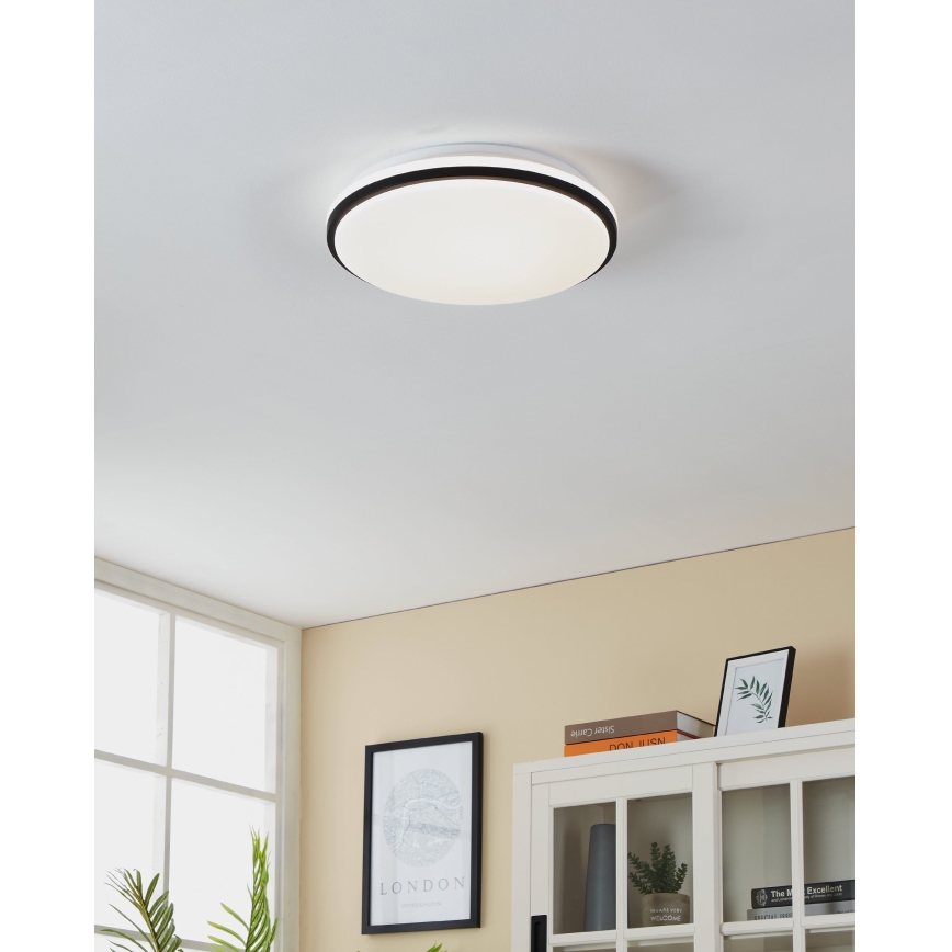 Eglo - LED Vannitoa laevalgusti LED/15,6W/230V IP44 must