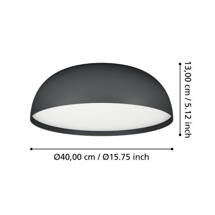 Eglo - LED RGB Hämardatav laevalgusti 3xLED/7,5W/230V 2700-6500K d. 40 cm