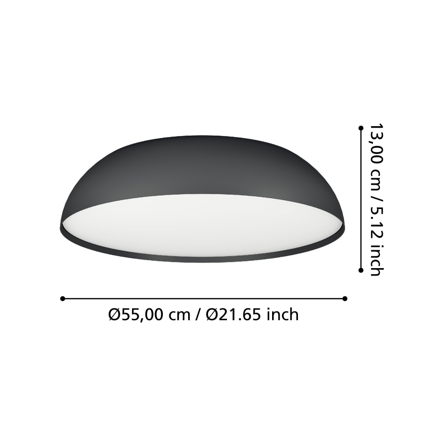 Eglo - LED RGB Hämardatav laevalgusti 3xLED/11W/230V 2700-6500K d. 55 cm