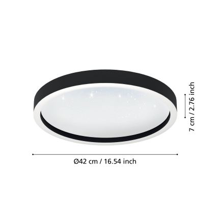 Eglo - LED RGBW Hämardatav laevalgusti LED/17,8W/230V 2700-6500K