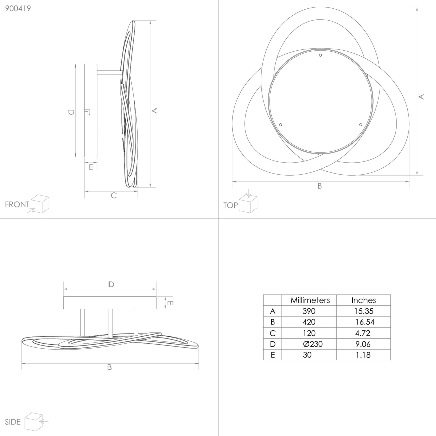 Eglo - LED Laevalgusti LED/35W/230V