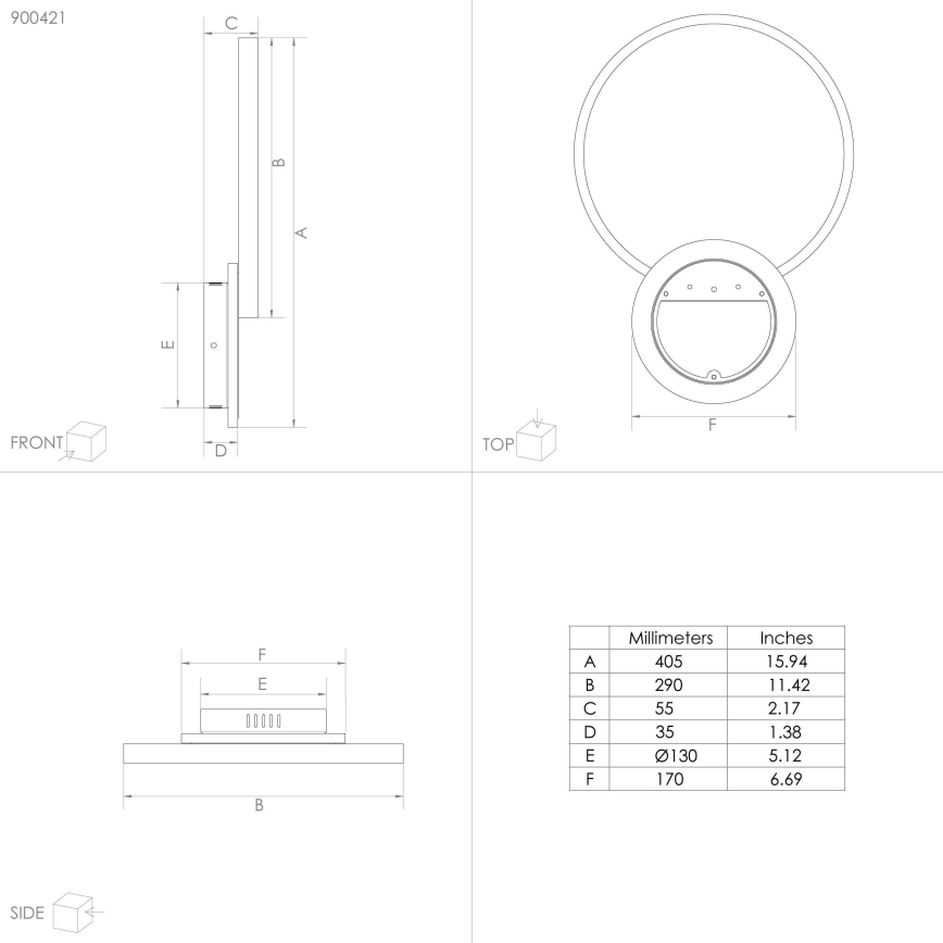Eglo - LED Hämardatav laevalgusti LED/15W/230V must + pult