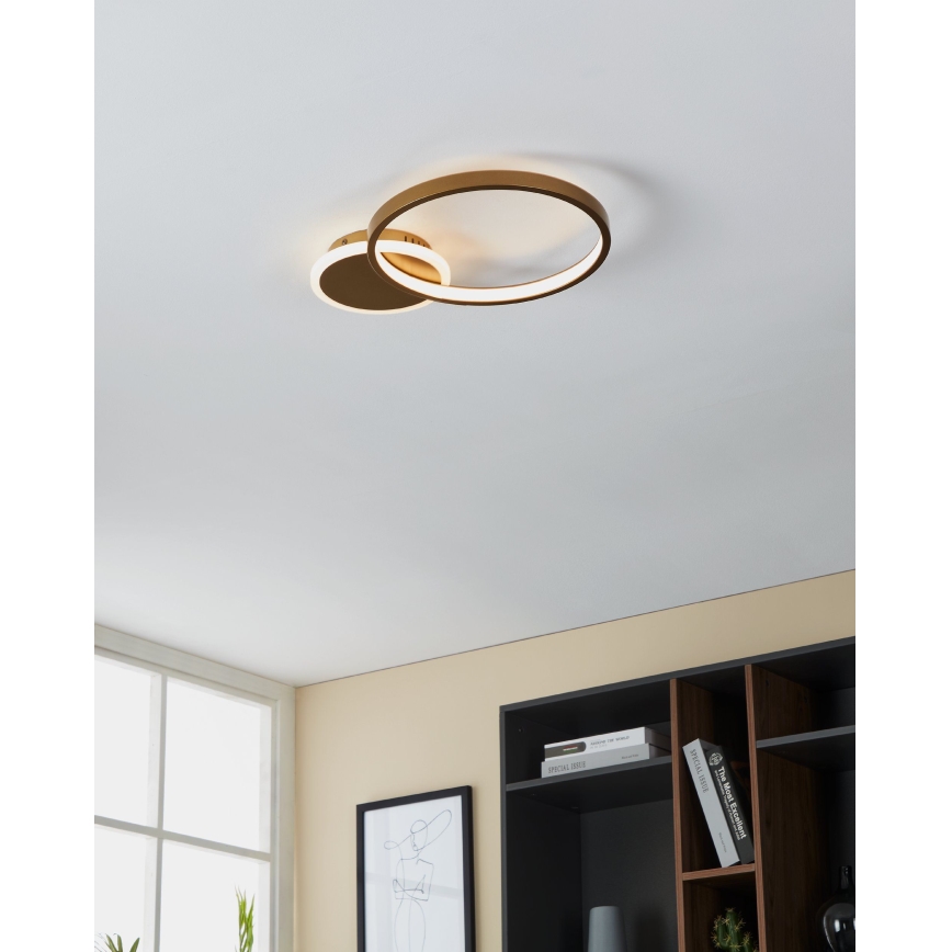 Eglo - LED Hämardatav laevalgusti LED/15W/230V kuldne + pult