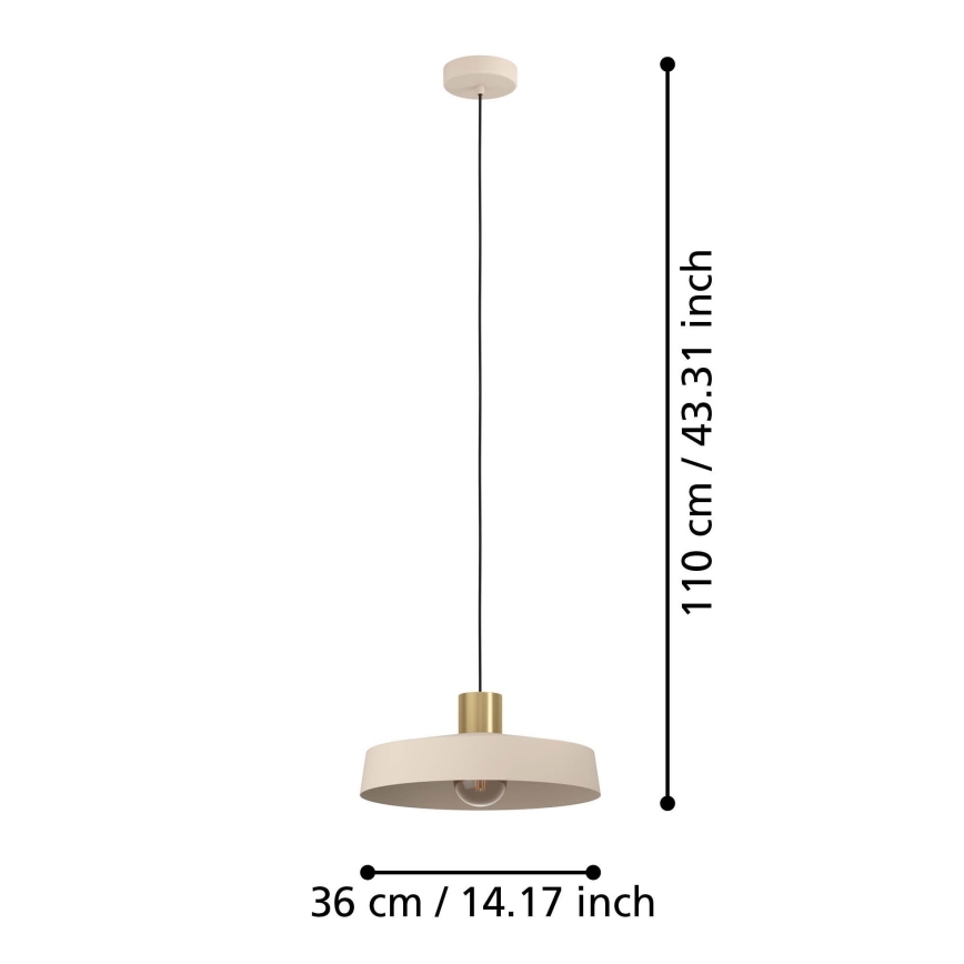 Eglo - Lühter 1xE27/40W/230V
