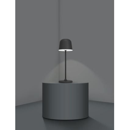 Eglo - LED Hämardatav väli laetav lamp LED/2,2W/5V 1800 mAh must IP54