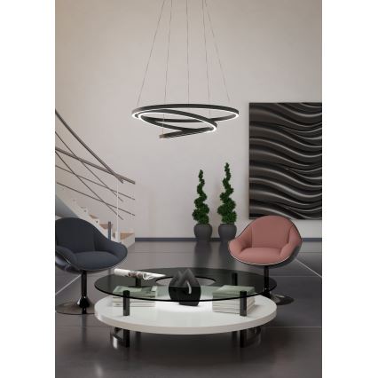 Eglo - LED Hämardatav lühter LED/43,2W/230V must