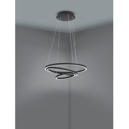 Eglo - LED Hämardatav lühter LED/43,2W/230V must