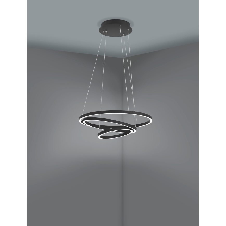 Eglo - LED Hämardatav lühter LED/43,2W/230V must