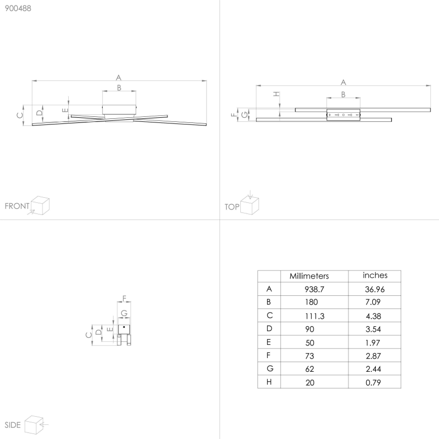 Eglo - LED Hämardatav laevalgusti 2xLED/13W/230V