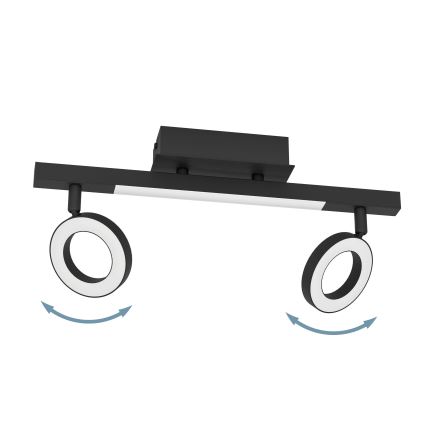 Eglo - LED Kohtvalgusti 2xLED/3,2W/230V + LED/3,3W