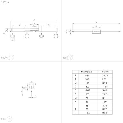 Eglo - LED Kohtvalgusti 4xLED/3,2W/230V + 2xLED/3,3W/230V