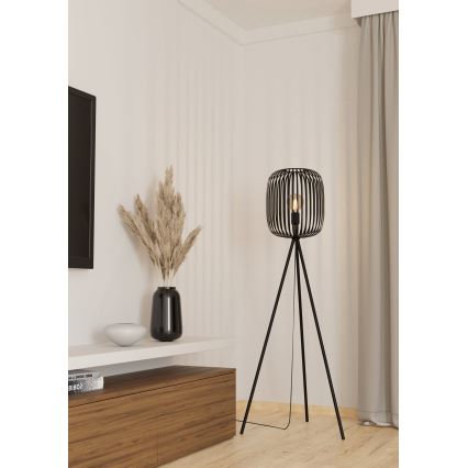 Eglo - Põrandalamp 1xE27/40W/230V must