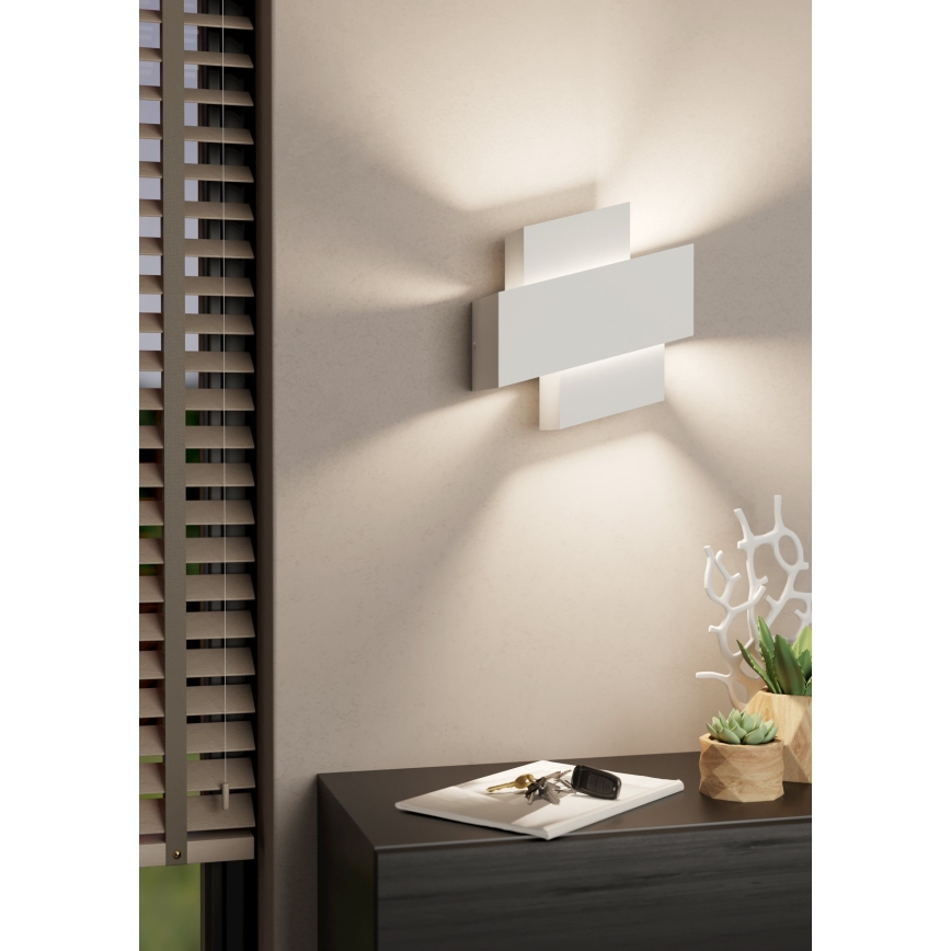 Eglo - Seinavalgusti 1xE27/40W/230V valge