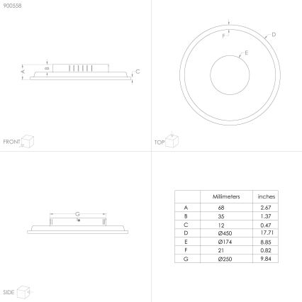 Eglo - LED Laevalgusti LED/27W/230V