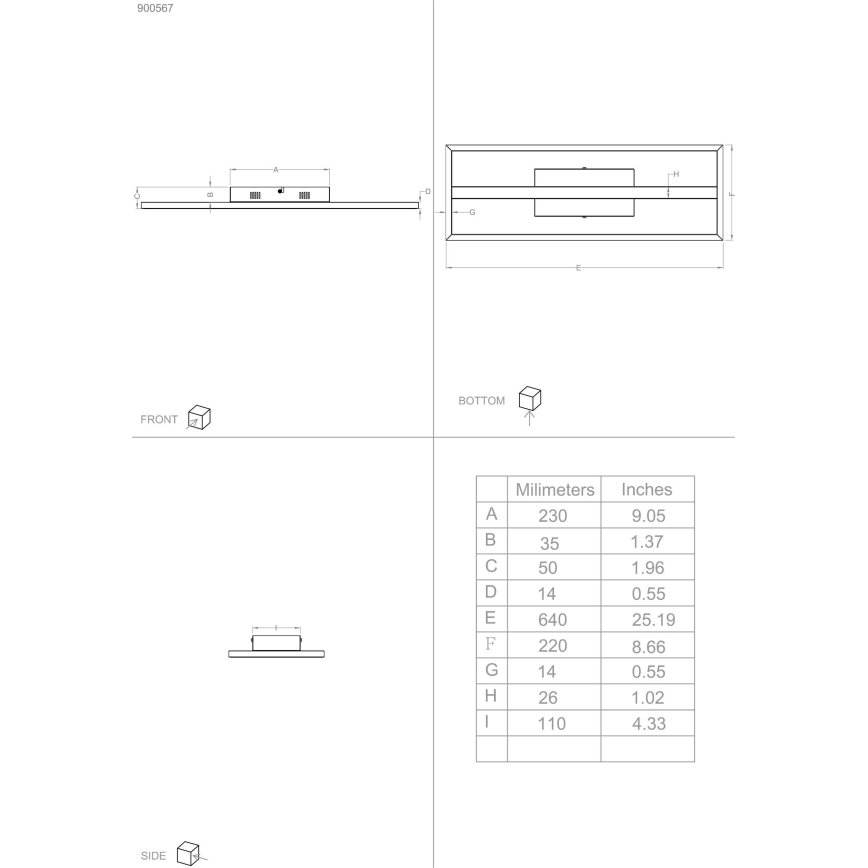 Eglo - LED RGBW Hämardatav laevalgusti LED/21W/230V 3000-6500K