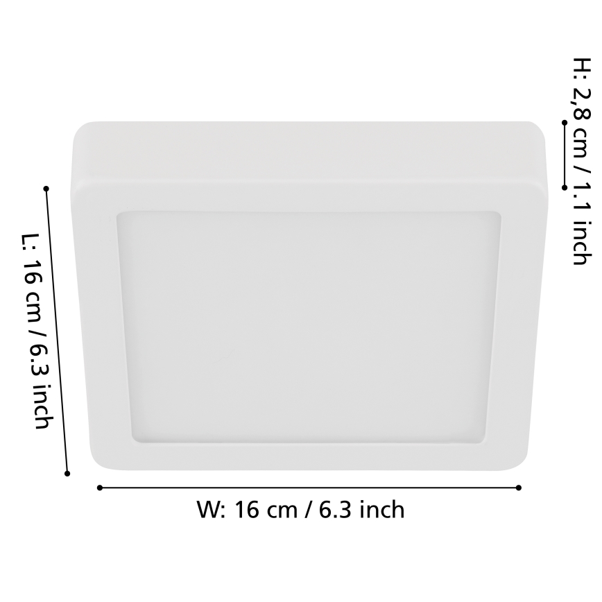 Eglo - LED Hämardatav laevalgusti LED/11W/230V valge