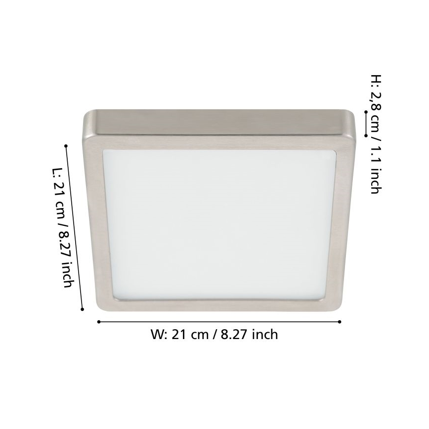 Eglo - LED Hämardatav laevalgusti LED/17W/230V matt kroom