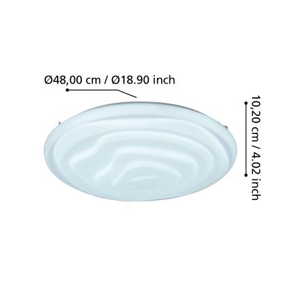 Eglo - LED Hämardatav laevalgusti LED/20,8W/230V 3000-6500K + pult