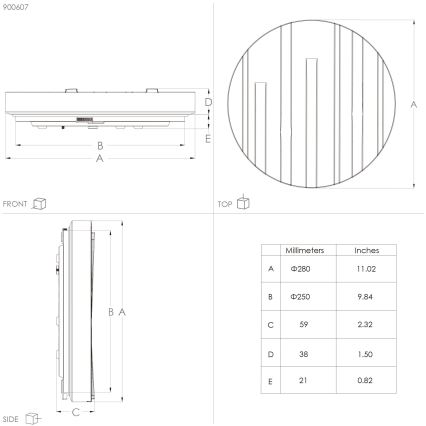Eglo - LED Laevalgusti LED/10W/230V d. 28 cm