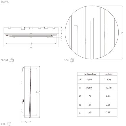 Eglo - LED Laevalgusti LED/19,5W/230V d. 38 cm