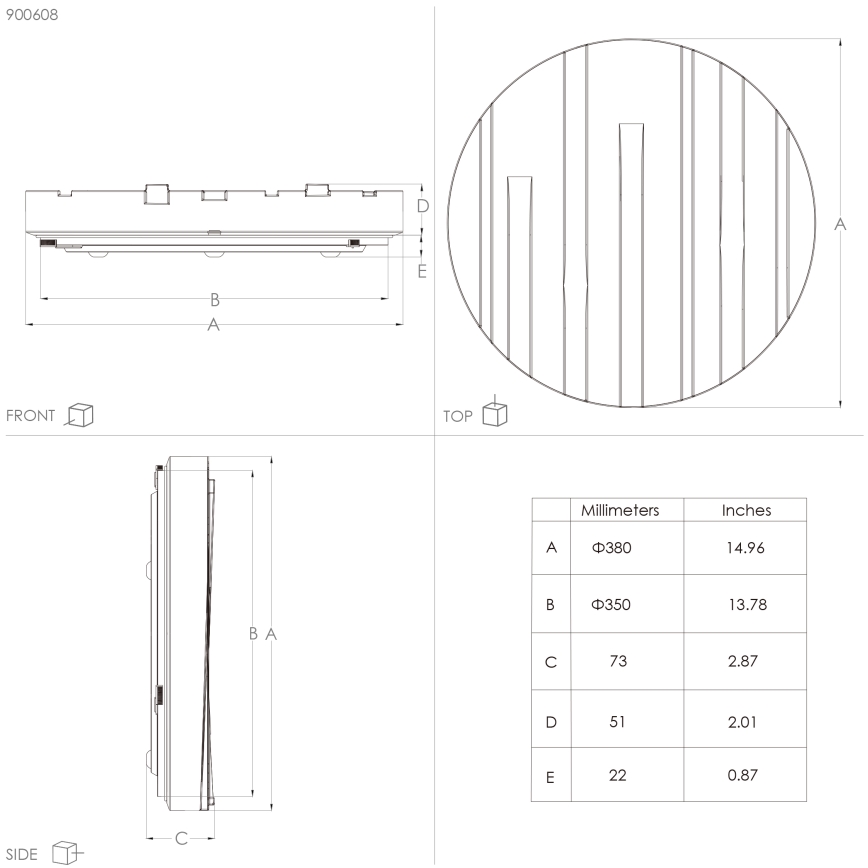 Eglo - LED Laevalgusti LED/19,5W/230V d. 38 cm