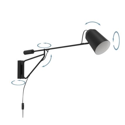Eglo - Seinavalgusti 1xE27/28W/230V