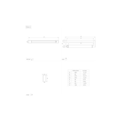 Eglo - LED Vannitoa laevalgusti LED/8,9W/230V IP44