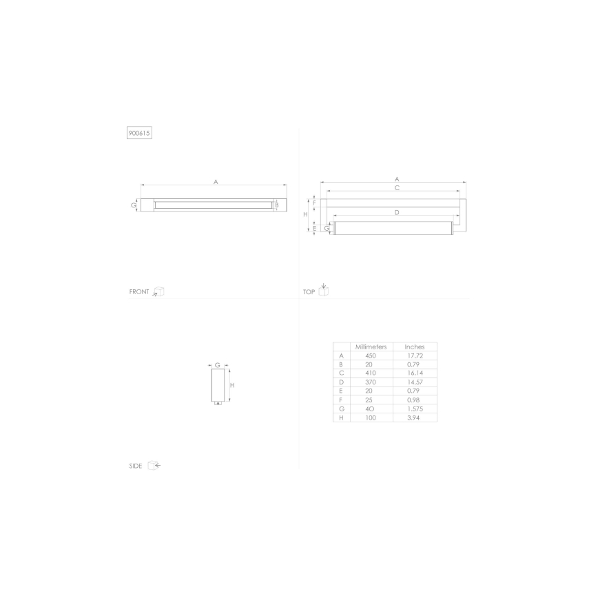 Eglo - LED Vannitoa laevalgusti LED/8,9W/230V IP44