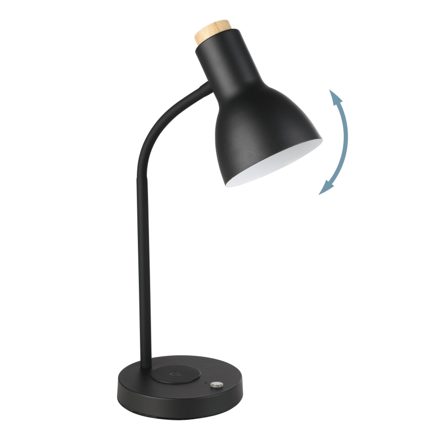 Eglo - LED Hämardatav laualamp juhtmevaba laadijaga LED/5,5W/230V