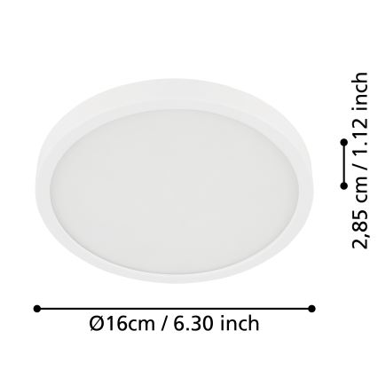 Eglo - LED Vannitoa laevalgusti LED/11W/230V IP44 valge