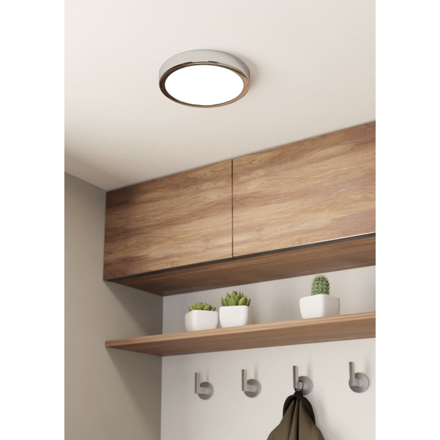 Eglo - LED Laevalgusti vannituppa LED/17W/230V IP44 läikiv kroom
