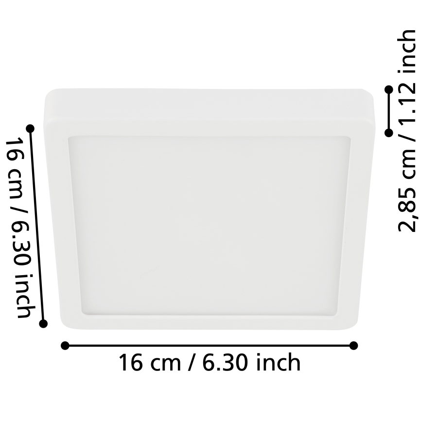 Eglo - LED Vannitoa laevalgusti LED/11W/230V IP44 valge