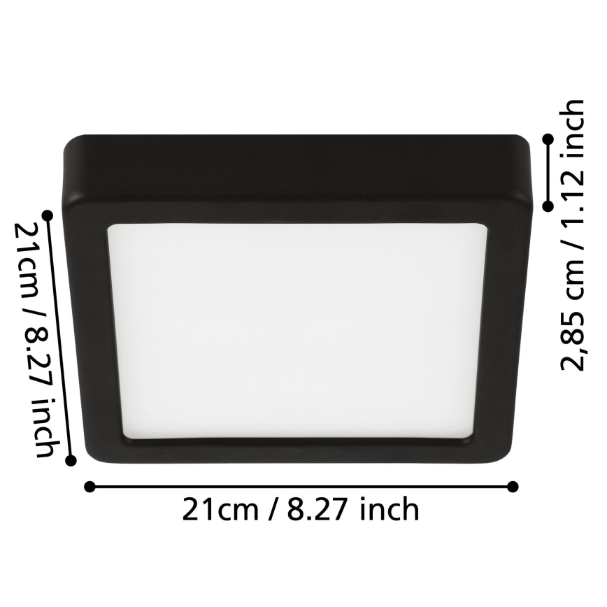 Eglo - LED Laevalgusti vannituppa LED/17W/230V IP44 läikiv kroom