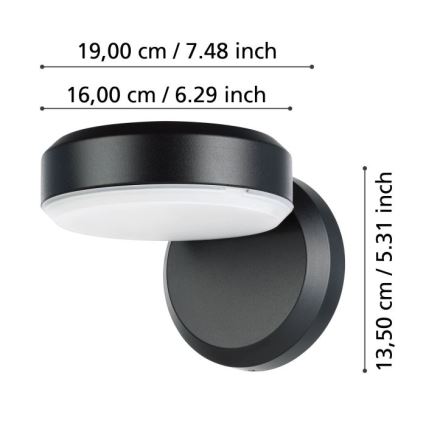 Eglo - LED Väli seinavalgusti LED/10,8/230V IP54