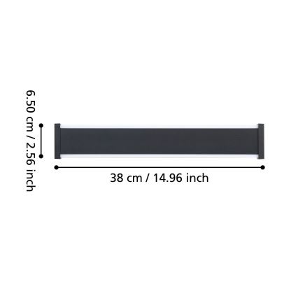 Eglo - LED Väli seinavalgusti 2xLED/3,7W/230V 3000K IP55
