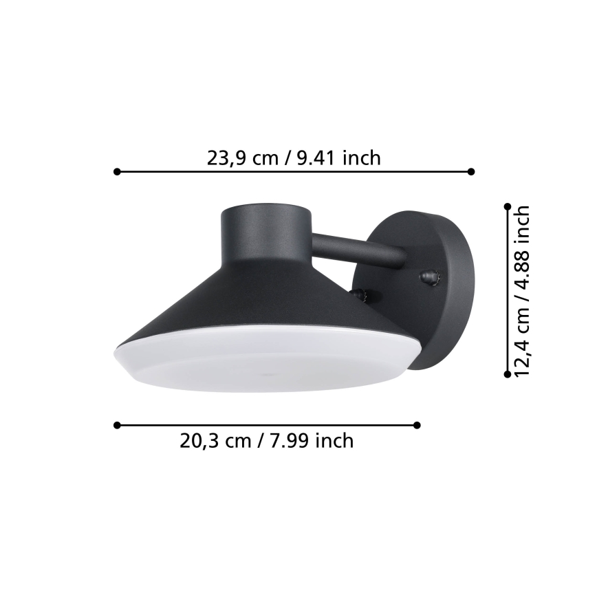 Eglo - LED Väli seinavalgusti 1xGU10/4,6W/230V IP44