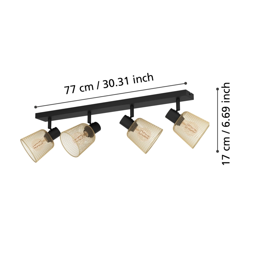 Eglo - Kohtvalgusti 4xE27/40W/230V