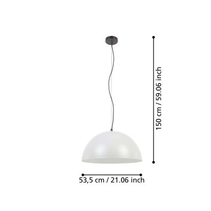 Eglo - Lühter 1xE27/40W/230V hall
