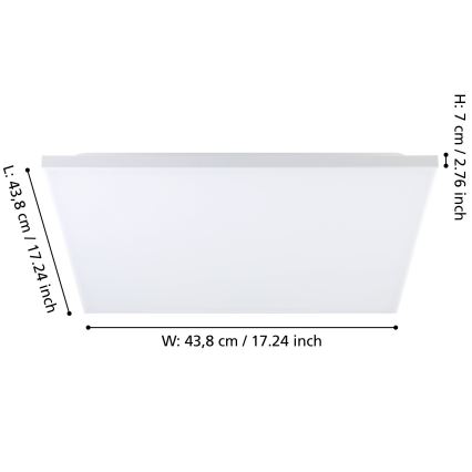 Eglo - LED Laevalgusti LED/21W/230V