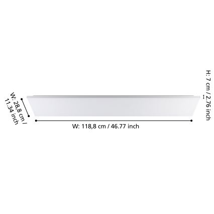 Eglo - LED Laevalgusti LED/32W/230V