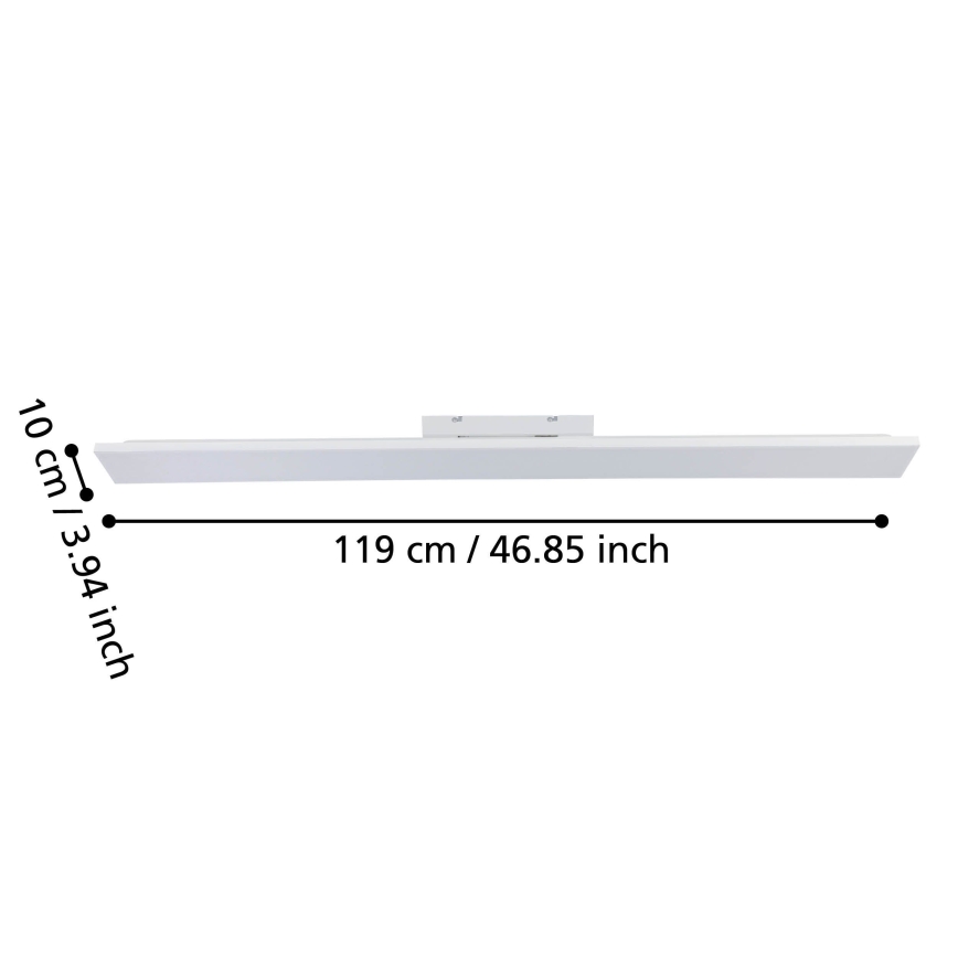 Eglo 900708 - LED laelamp TURCONA-B LED/21W/230V 3000K 118,7 cm