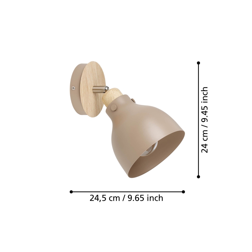 Eglo - Kohtvalgusti seinale 1xE27/28W/230V