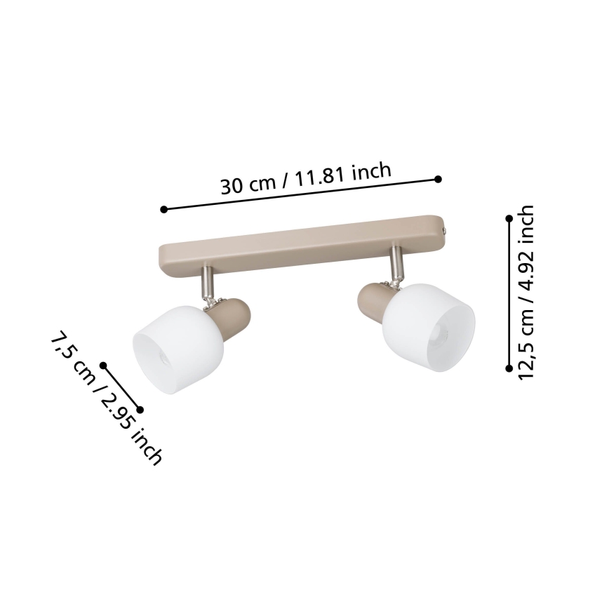 Eglo - Kohtvalgusti 2xE14/18W/230V