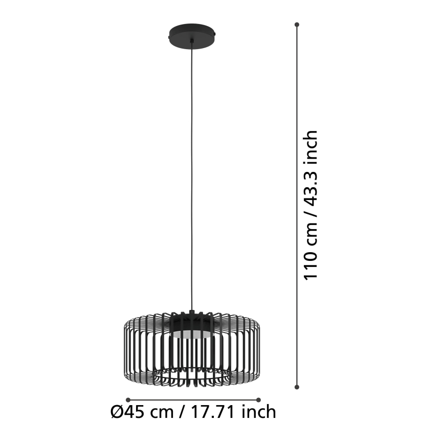 Eglo - LED RGBW Hämardatav lühter LED/22W/230V 2700-6500K