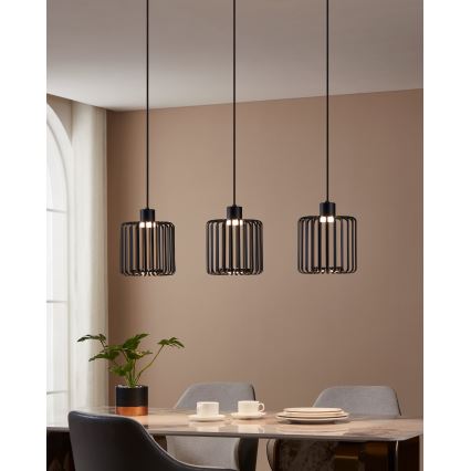 Eglo - LED RGBW Hämardatav lühter 3xLED/3,7W/230V 2700-6500K